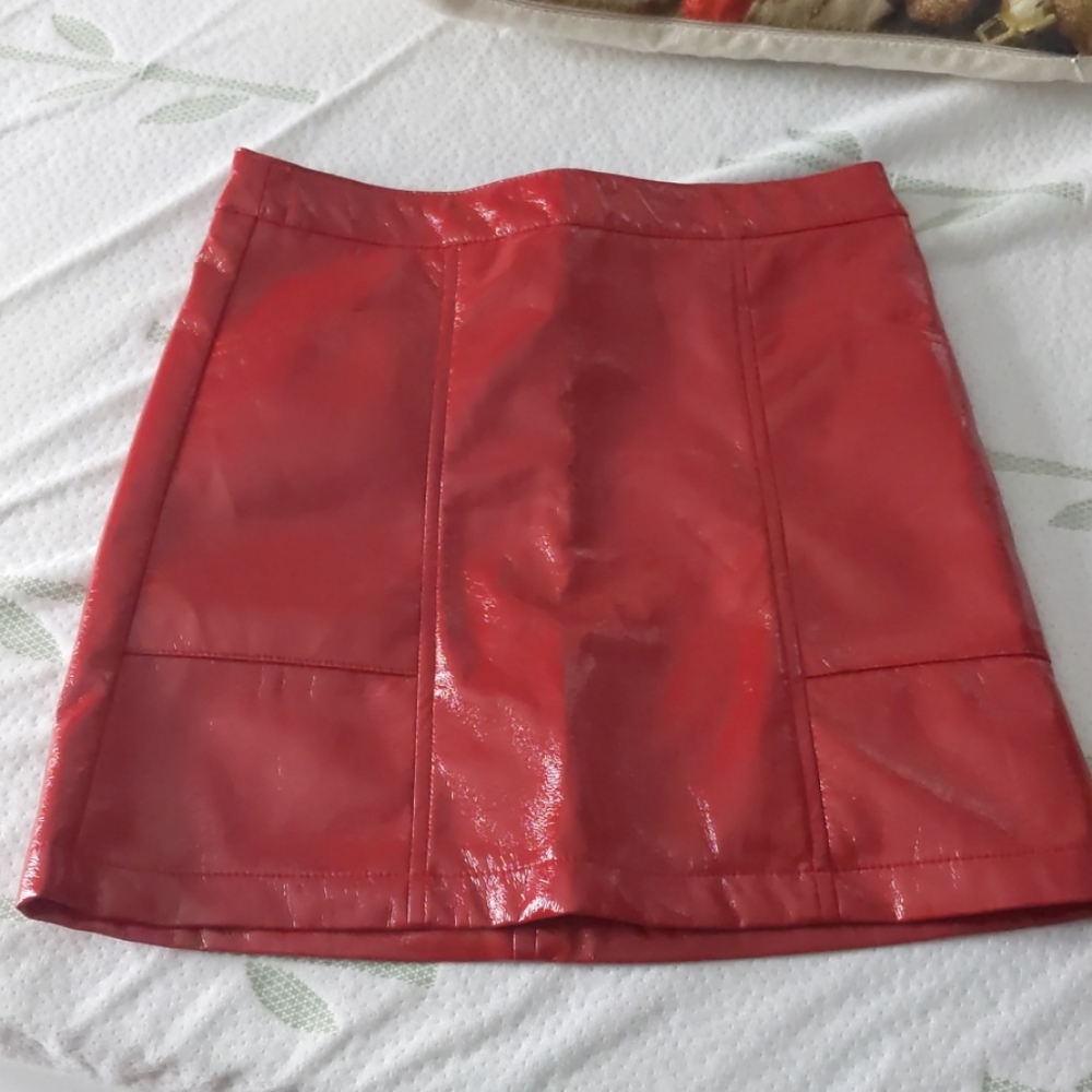 Red skirt